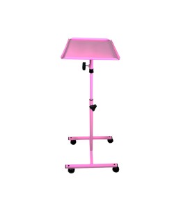 Mesa Rosa Carrinho Auxiliar Regulável p/ Vapor de Ozônio MAO01RO - Best Pro